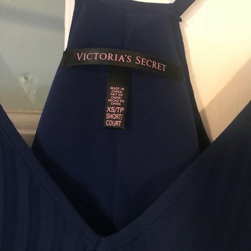Blue pleated maxi dress - Picture 3 of 8